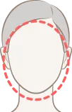 Oval 椭圆脸