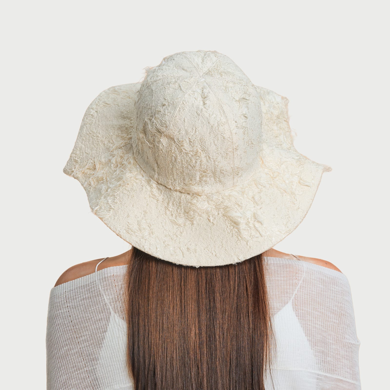 The Curve Paradox Eggshell White · Fringe view 5