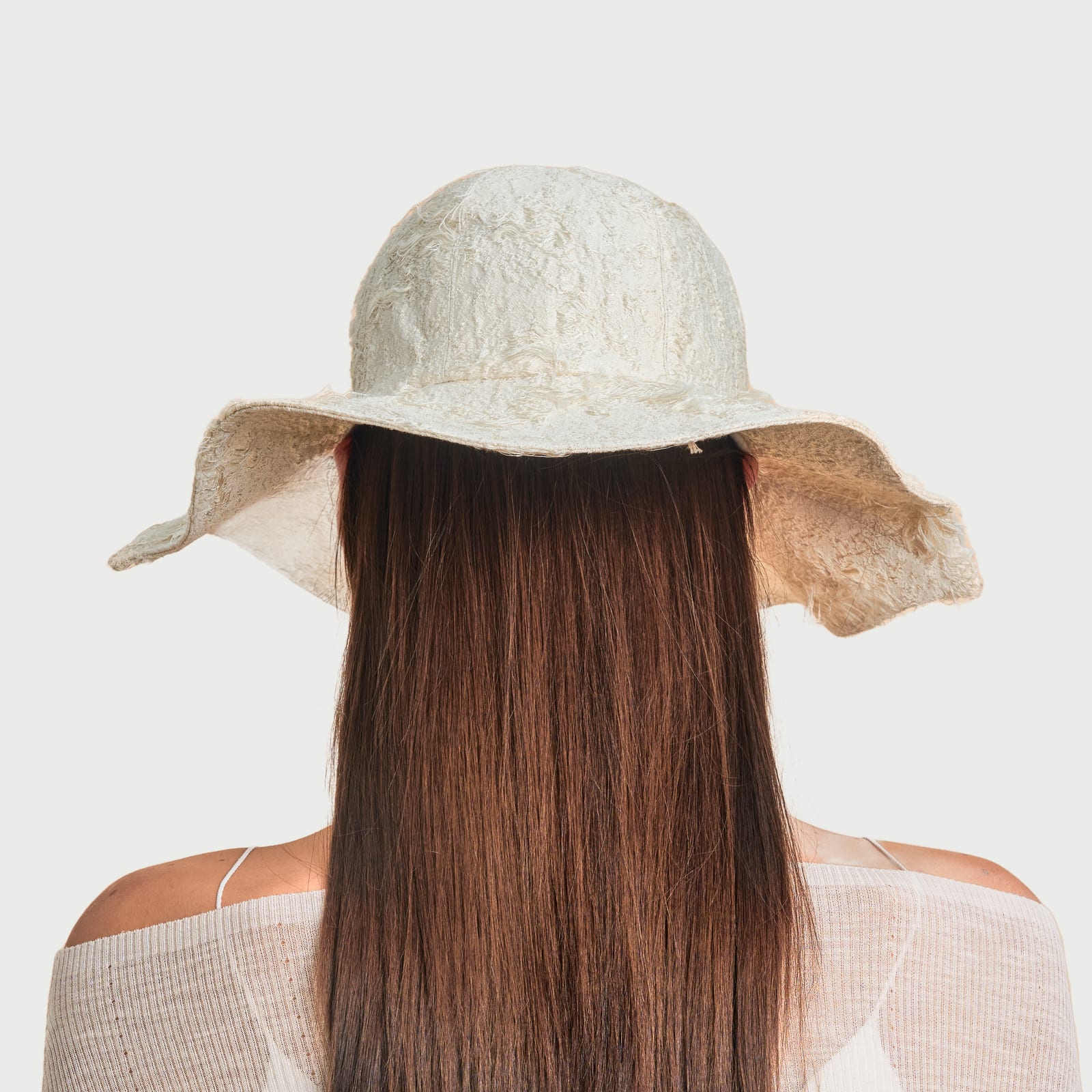 The Curve Paradox Eggshell White · Fringe view 6