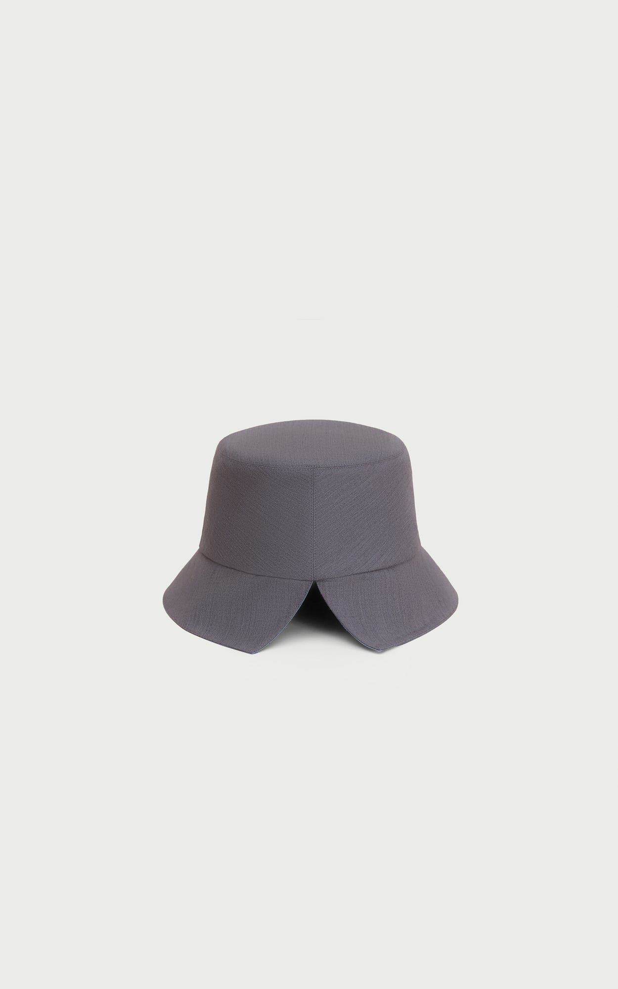 Soft Mist Blue Slit-brim Bucket Hat