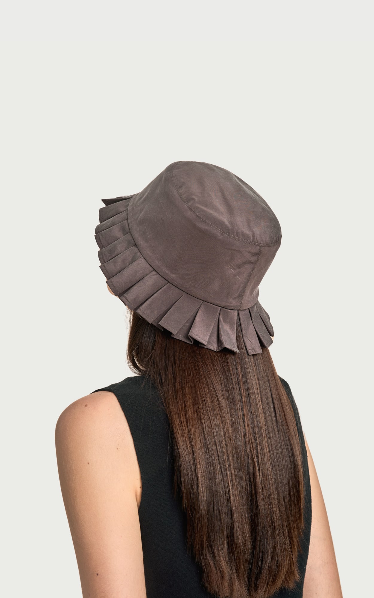 Satin Brown Petit Mouvement worn by a model